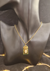 Collier beldi en acier inoxydable porte orientale Bab El Mansour