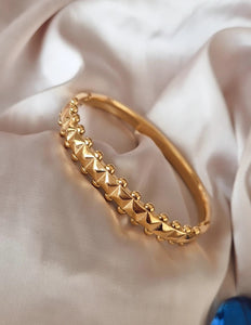 Bracelet jonc en acier inoxydable pics