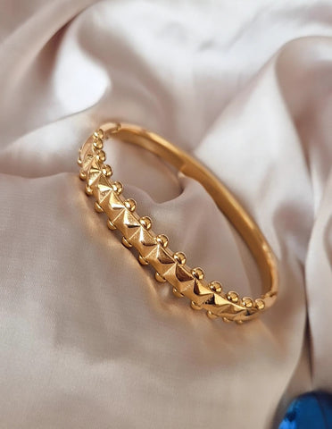 Bracelet jonc en acier inoxydable pics