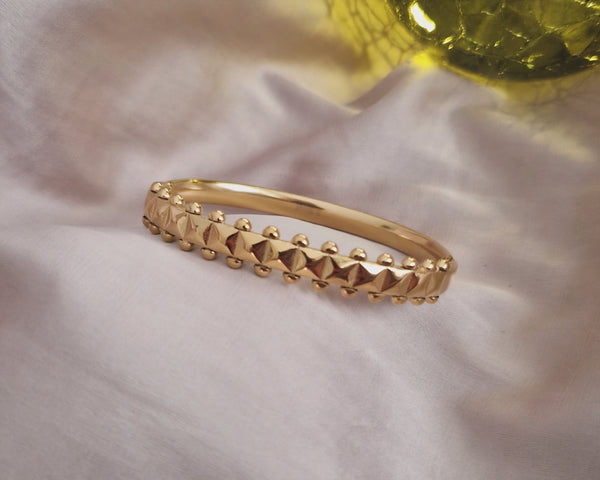 Bracelet jonc en acier inoxydable pics