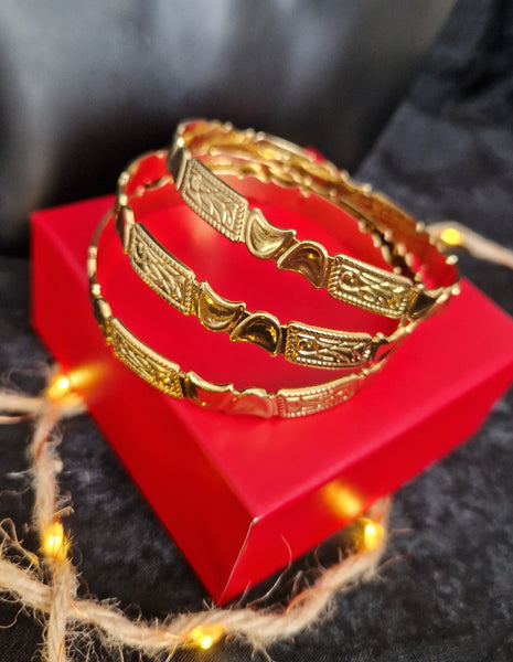 Bracelet jonc en acier inoxydable gravure Beldi (vendu à l'unité)