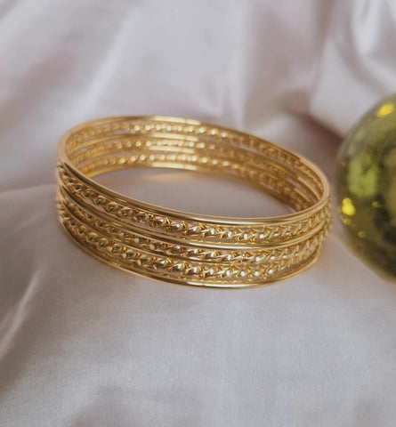 Lot de 7 Bracelets jonc en acier inoxydable torsadés