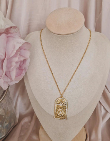 Collier beldi en acier inoxydable porte orientale Bab El Mansour