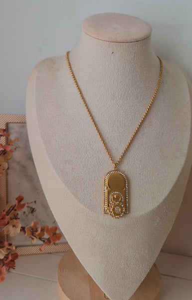 Collier beldi en acier inoxydable porte orientale Bab El Mansour