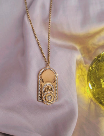 Collier beldi en acier inoxydable porte orientale Bab El Mansour