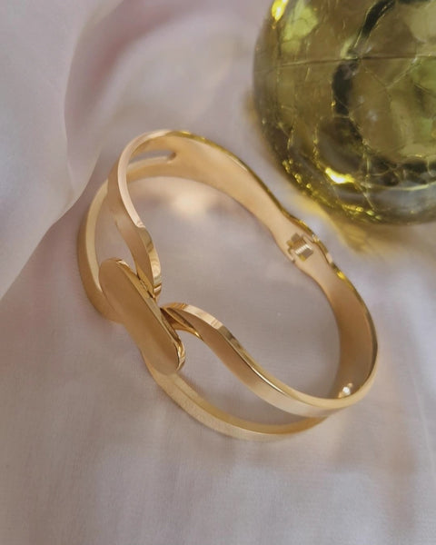 Bracelet jonc en acier inoxydable