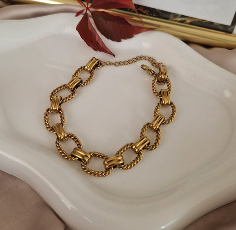 Bracelet en acier inoxydable gros maillons