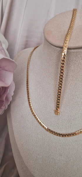Ensemble parure 2 pièces collier et bracelet en acier inoxydable maille tressée