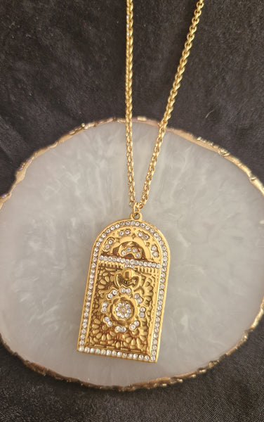 Collier beldi en acier inoxydable porte orientale Bab El Mansour