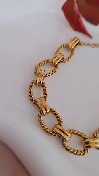 Bracelet en acier inoxydable gros maillons