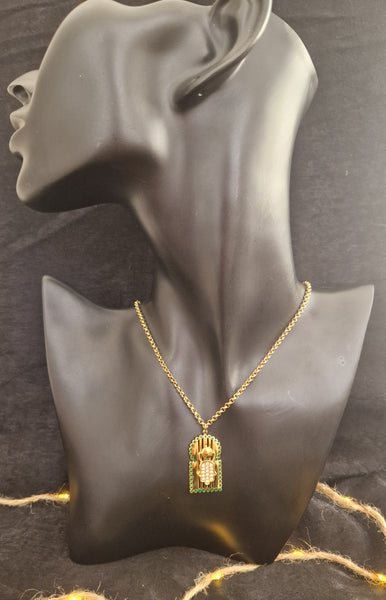 Collier beldi en acier inoxydable porte orientale Bab El Mansour