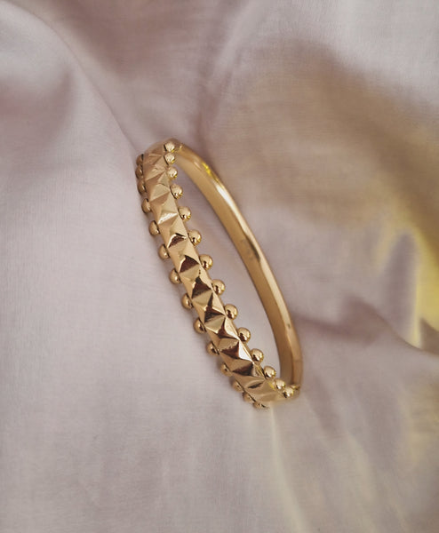 Bracelet jonc en acier inoxydable pics