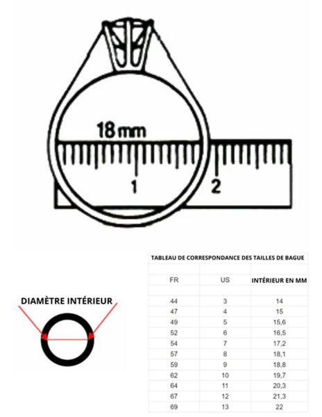 Bague en acier inoxydable lignes entrecroisées et strass